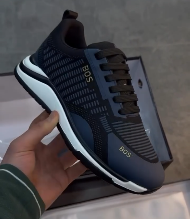 Men's Premium Knitted Digital Soft Soled Casual Shoes