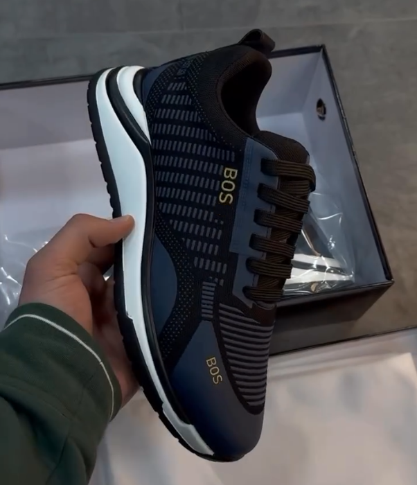 Men's Premium Knitted Digital Soft Soled Casual Shoes