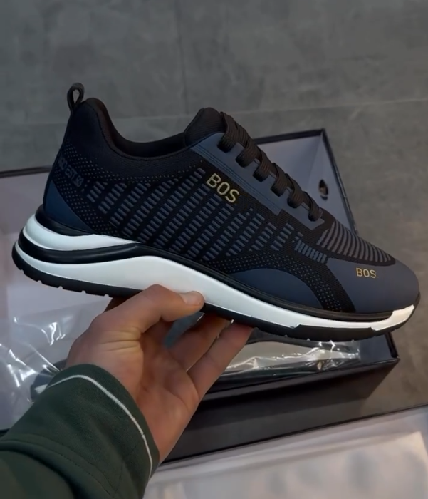Men's Premium Knitted Digital Soft Soled Casual Shoes
