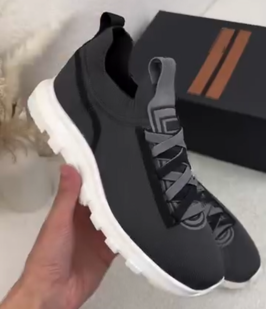 Men's Two Tone Shoelace Casual Shoes