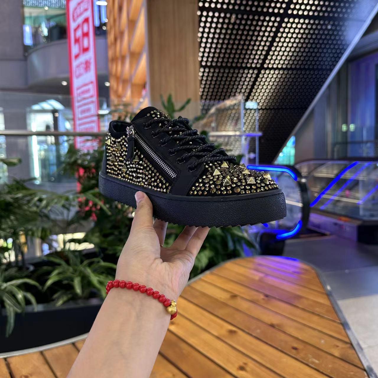 Men's Rhinestone Casual Trendy Board Shoes