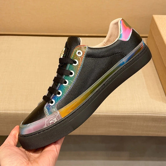 Men's Embroidered Gradient Trendy Board Shoes
