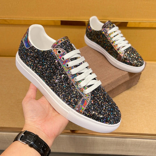 Men's Colorful Sequin Casual Shoes