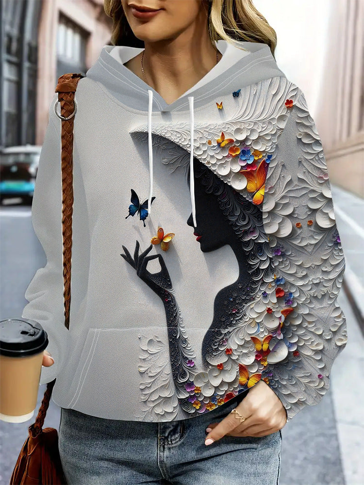 Creative Hooded Sweatshirt