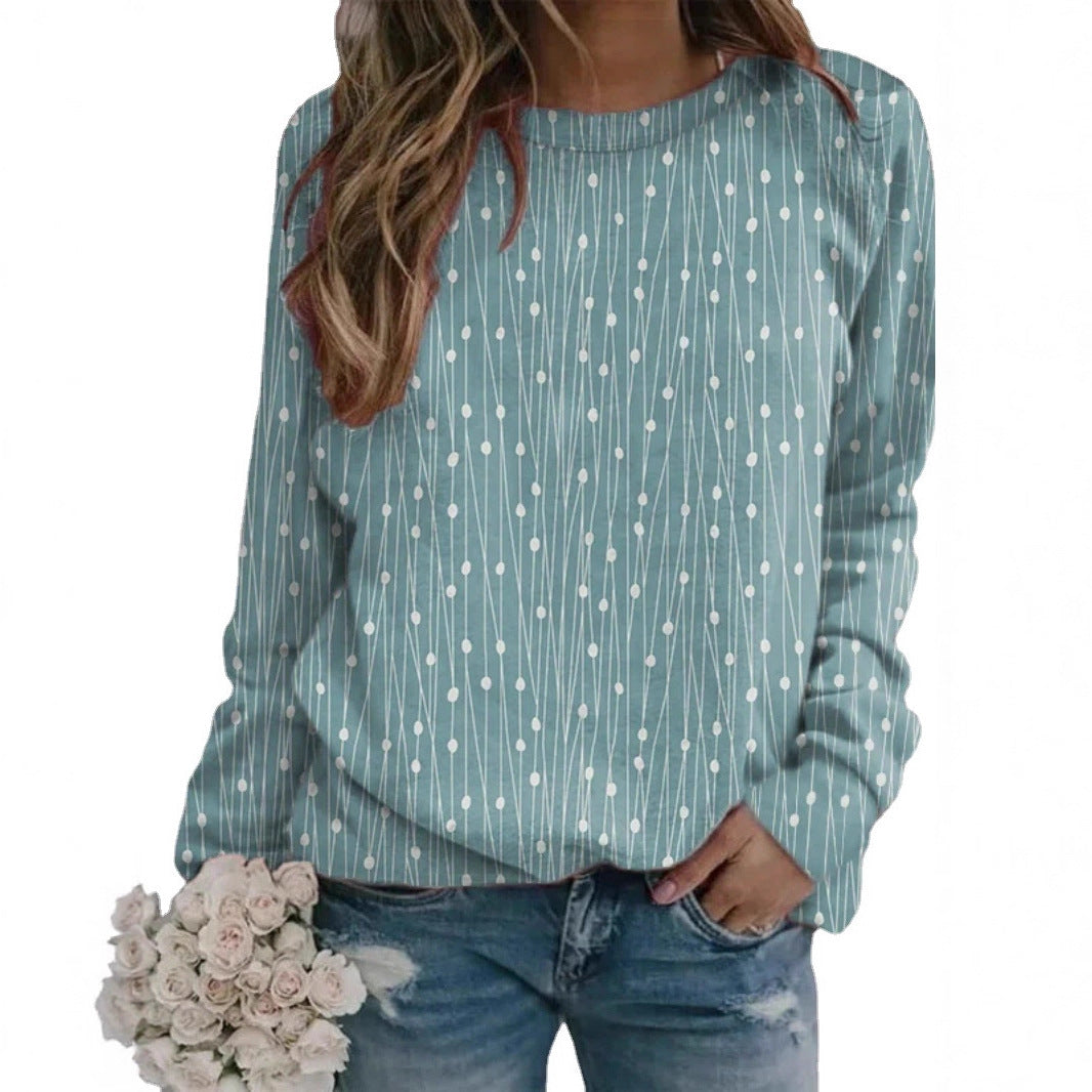 Colorful Printed Pullover Hoodie