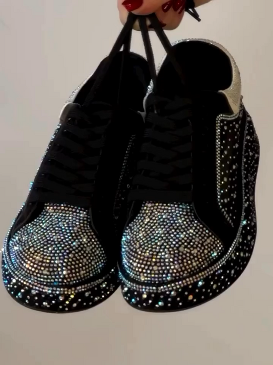 Full Diamond Casual Thick Soled Shoes