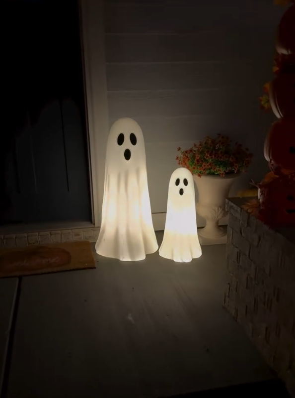 Glowing Ghostly Duo
