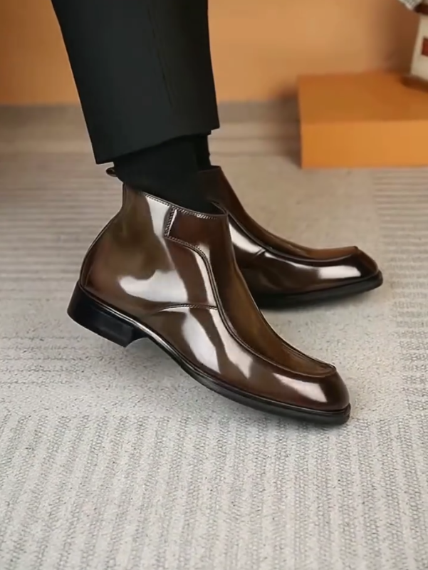 LuxeGloss Chelsea Boots