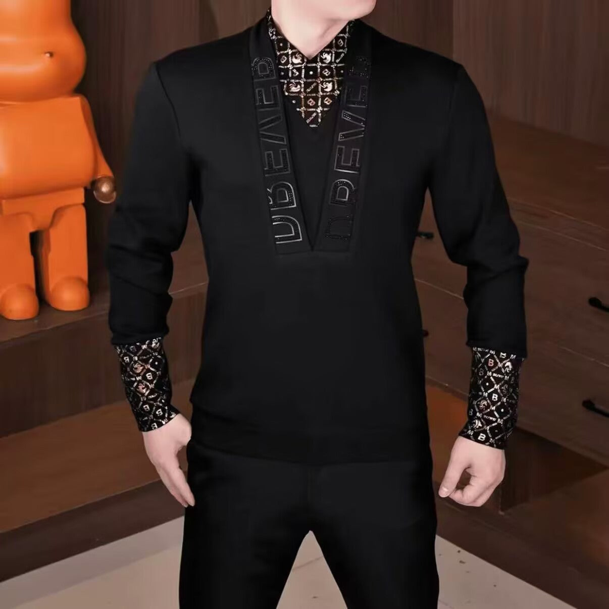 VelvetEdge Logo Sweater