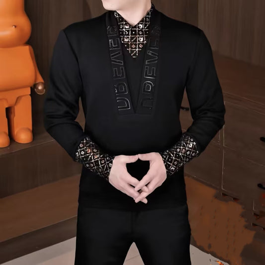 VelvetEdge Logo Sweater