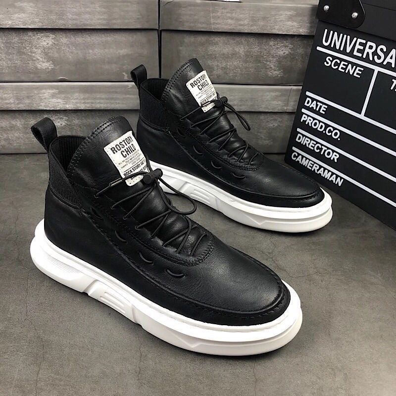 Rostock Leather High-Top Boots