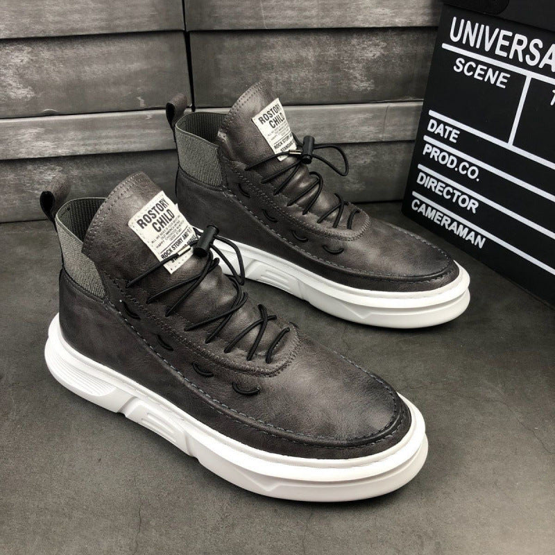 Rostock Leather High-Top Boots