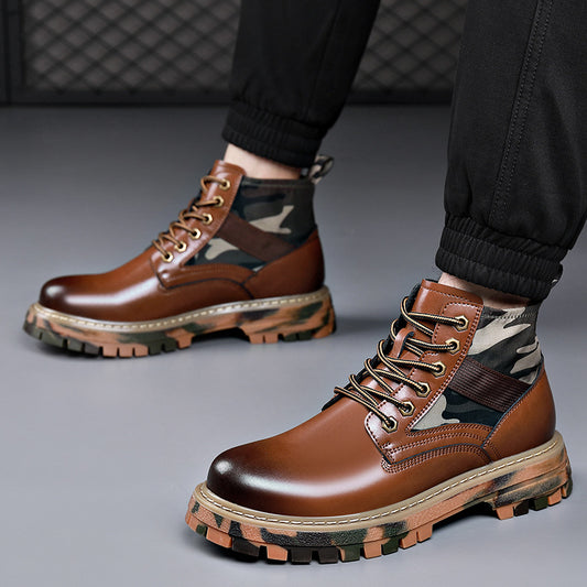 Camo-Trim Hiking Boots