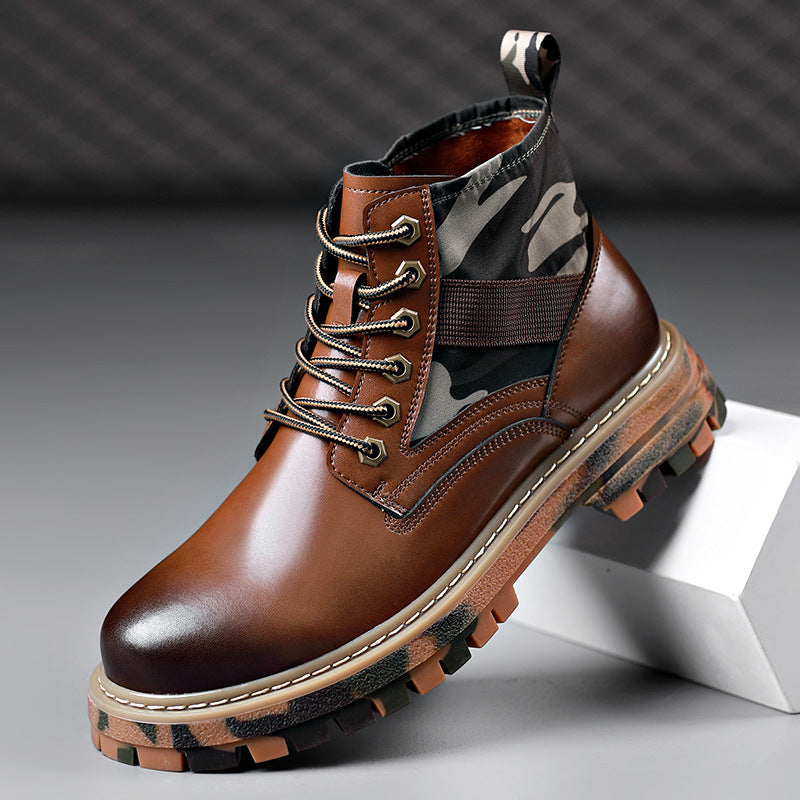 Camo-Trim Hiking Boots