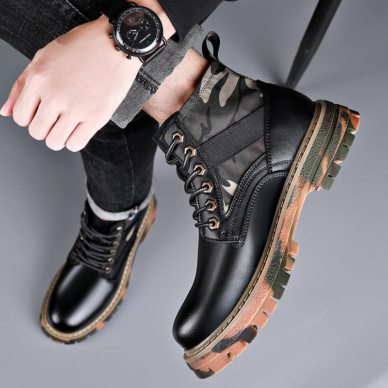 Camo-Trim Hiking Boots