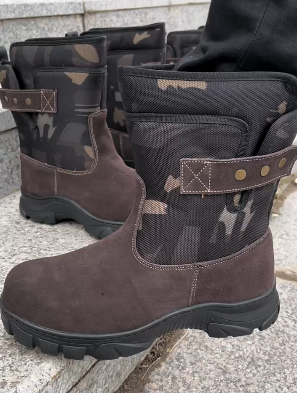 Camo Suede Tactical Boots