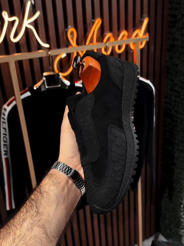 LuxeStep Velvet Sneaker