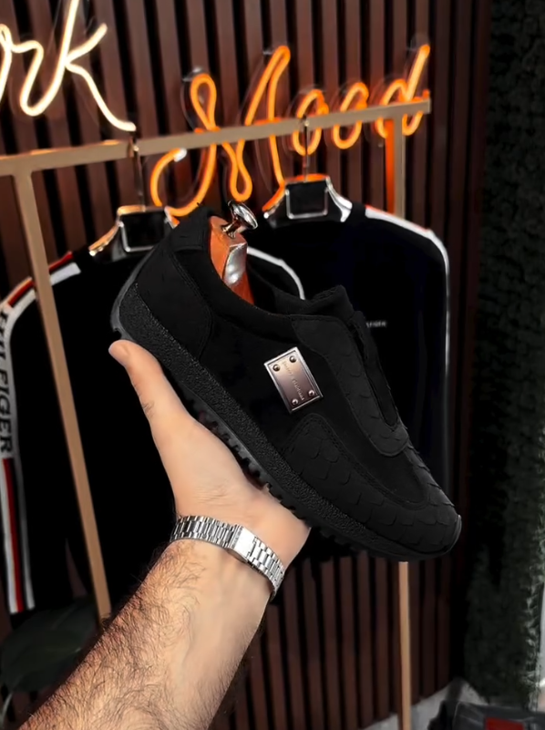 LuxeStep Velvet Sneaker