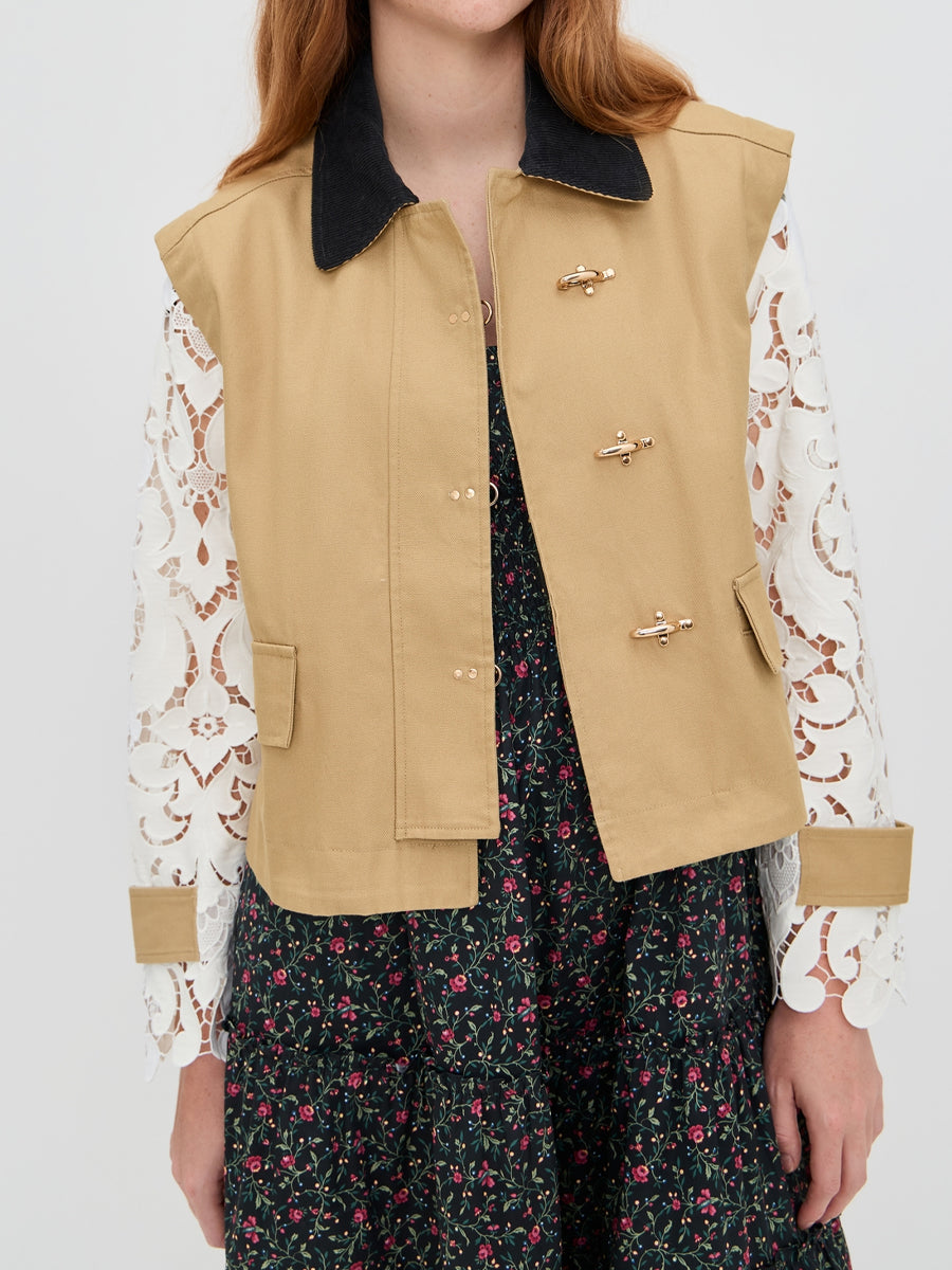 Fashion Lace Patchwork Jacket
