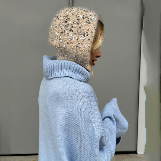 Sequin Knitted Hat