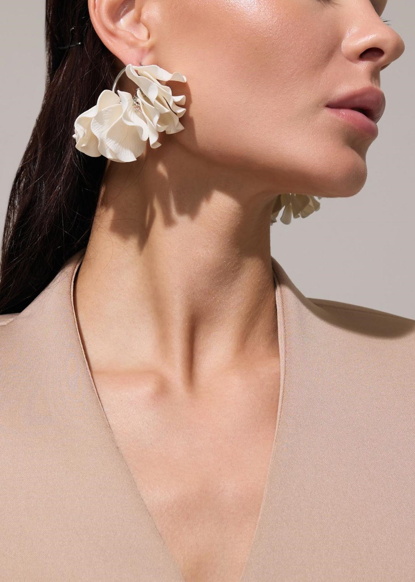 Petal Embellished Jacket & Skirts