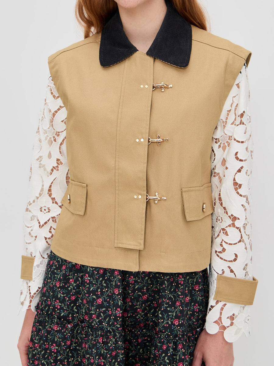 Fashion Lace Patchwork Jacket