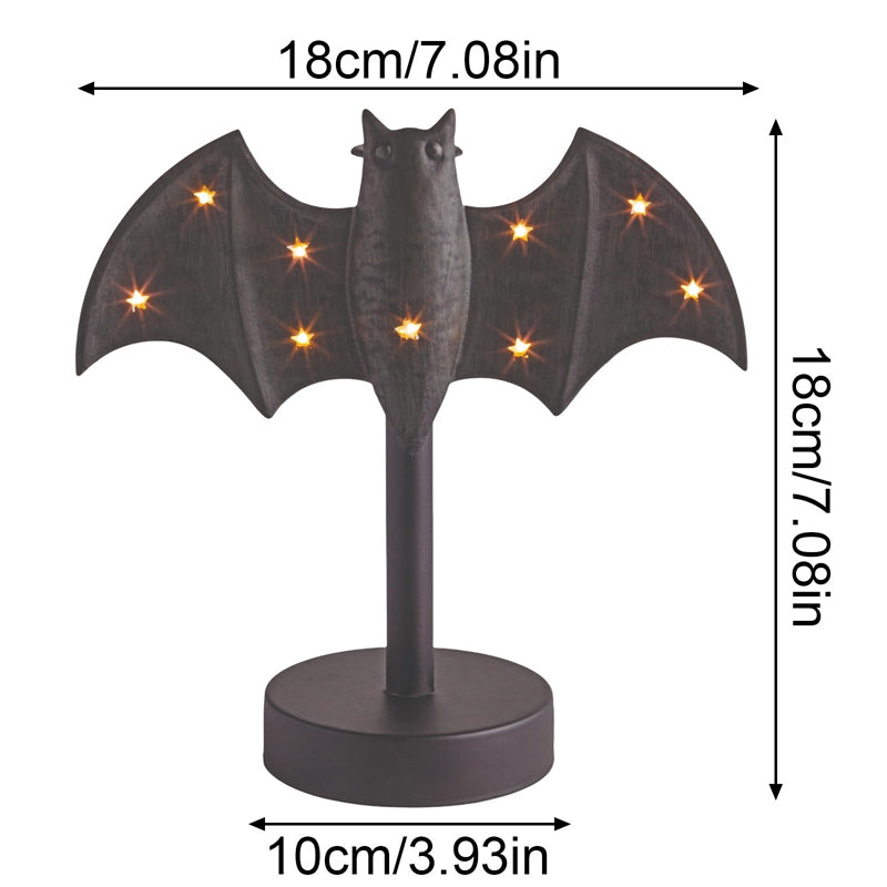 Halloween Large Twinkle Bat Candlestick