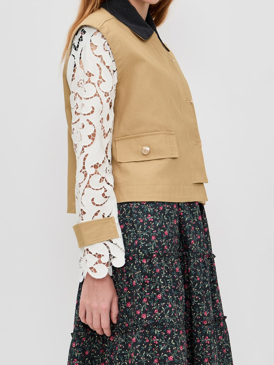 Fashion Lace Patchwork Jacket