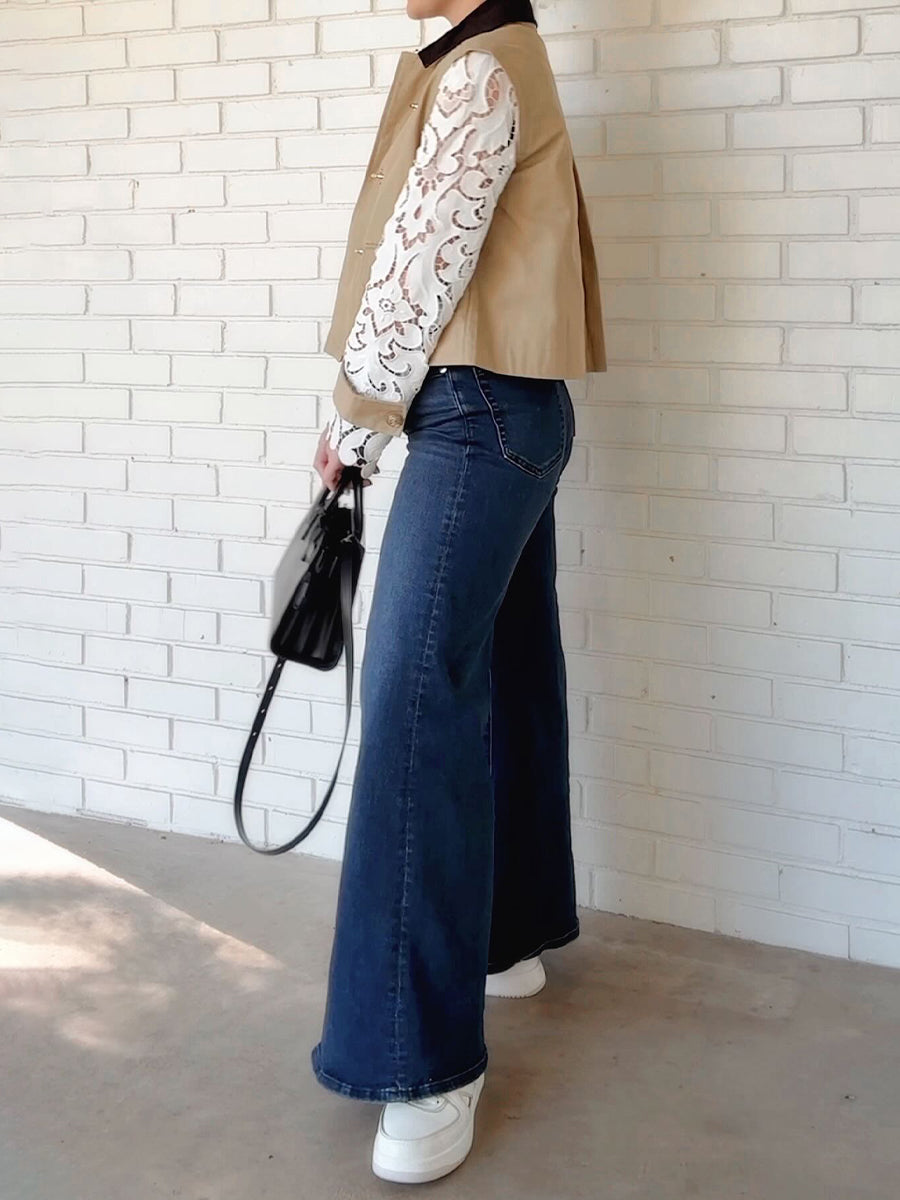 Fashion Lace Patchwork Jacket