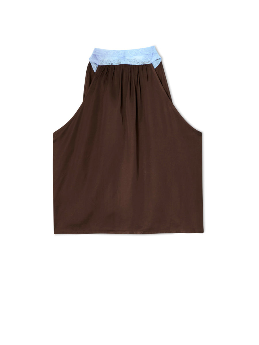 Lace Patchwork Two Pieces Dress