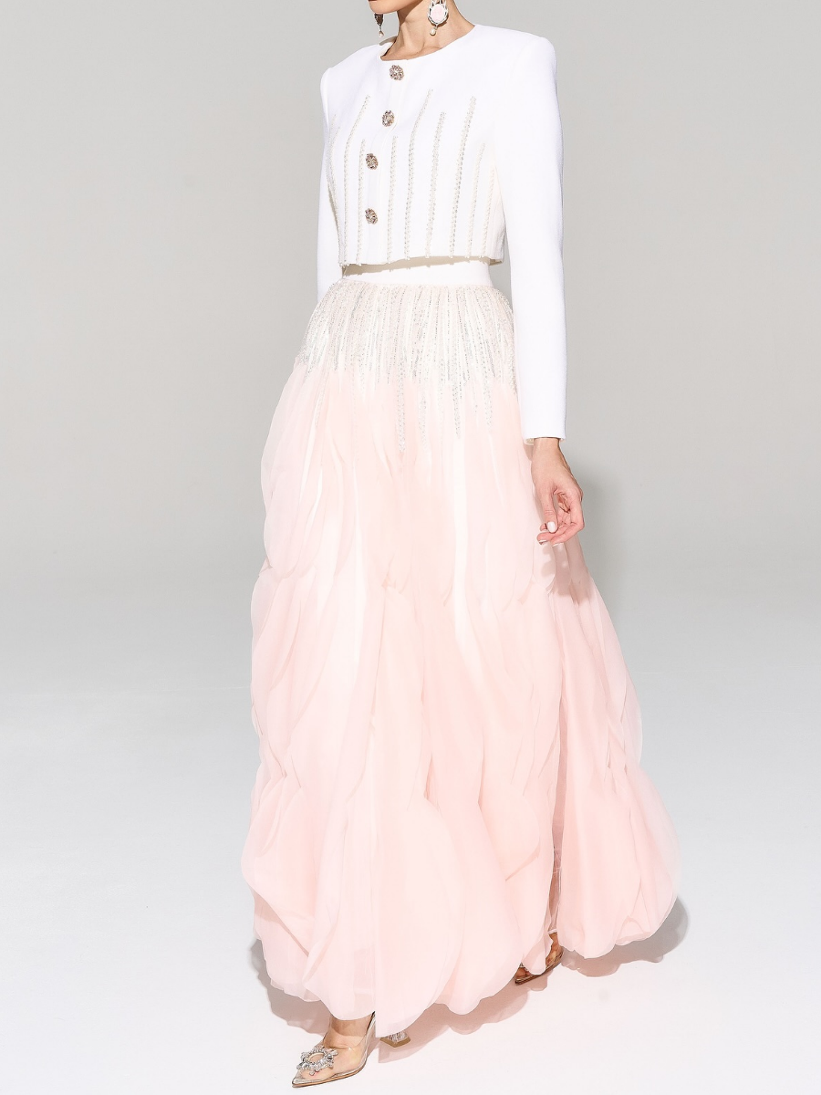 Demure Dazzle Skirt Set