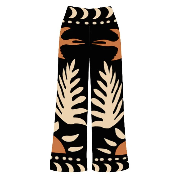 One Shoulder High Waist Bikini Swimsuit and Pants