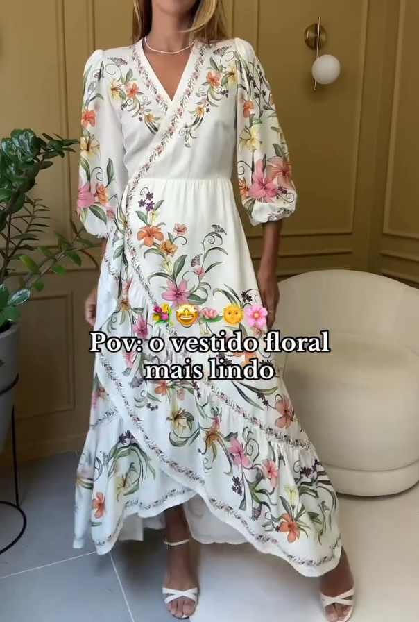 Bright Flower Dress
