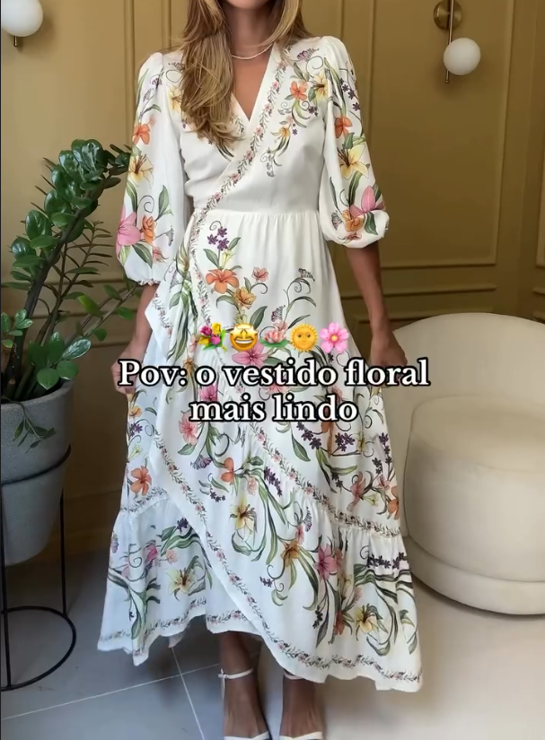 Bright Flower Dress