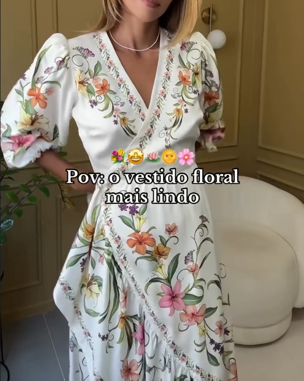 Bright Flower Dress
