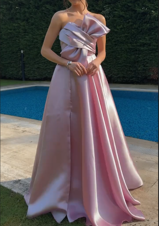 Light Pink Chest Bow Dress