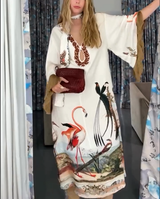 Multi Element Design Dress