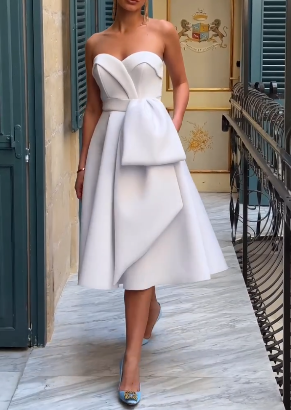 Solid Color Sleeveless Mid Length Dress