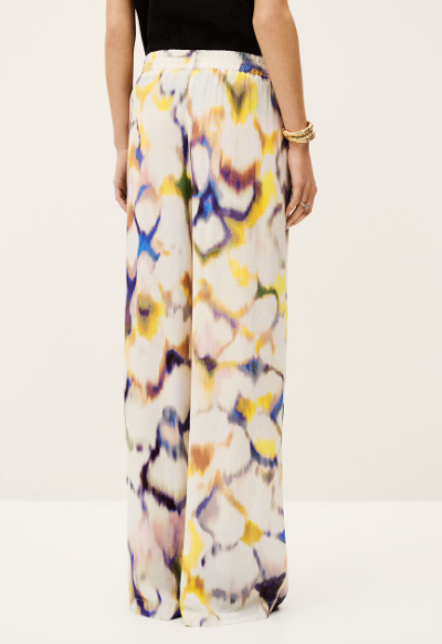 Flower Ice Silk Cool Pants