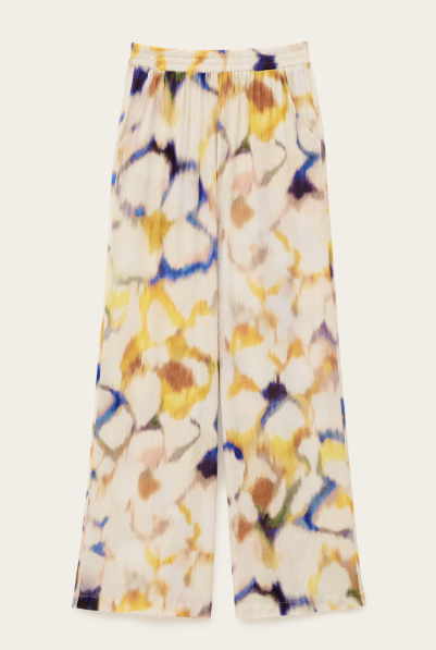 Flower Ice Silk Cool Pants