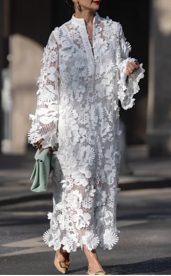 Dress Estelle Lace White