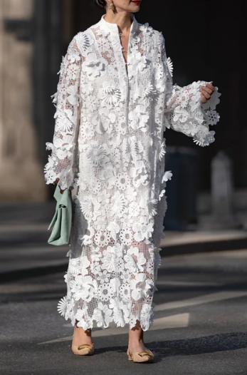 Dress Estelle Lace White