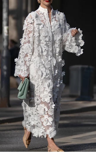 Dress Estelle Lace White