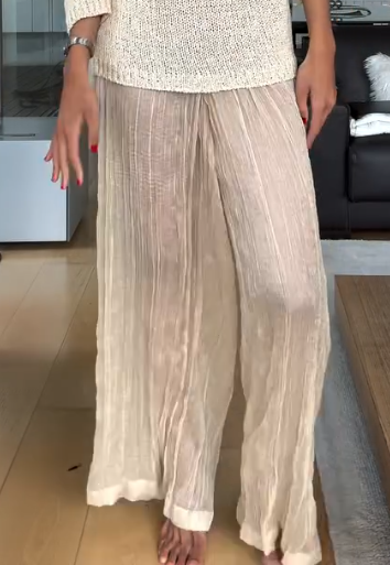Ice Silk Cool And Lightweight Silk Pants