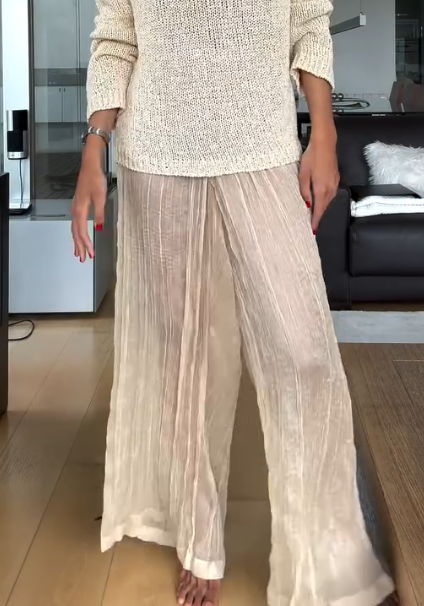 Ice Silk Cool And Lightweight Silk Pants