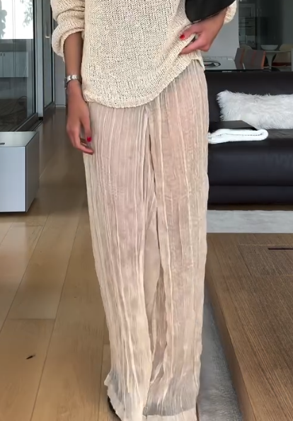 Ice Silk Cool And Lightweight Silk Pants