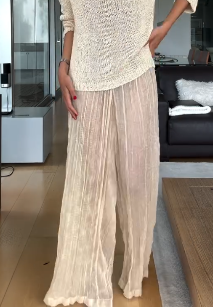 Ice Silk Cool And Lightweight Silk Pants