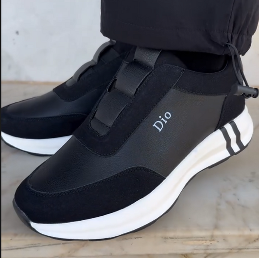 High Quality Spliced Leather Casual Shoes