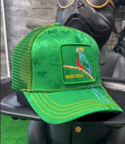 Sunscreen Mesh Pure Cotton Embroidered Parrot Baseball Cap