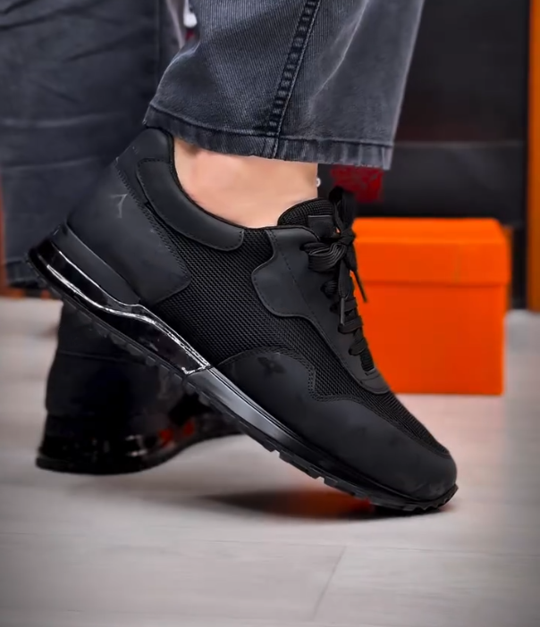 Breathable Leather Patchwork Casual Sports Shoes
